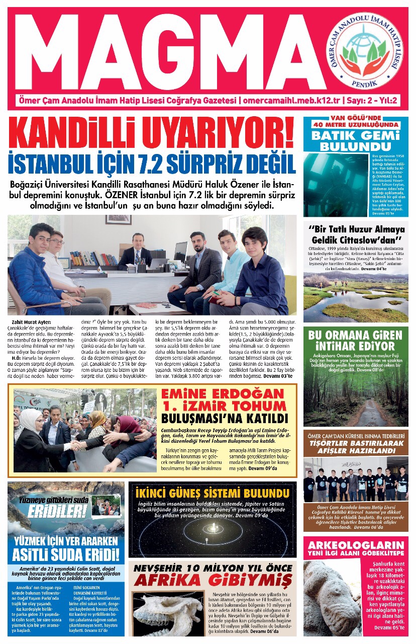 Magma Coğrafya Gazetesi 2. Sayı